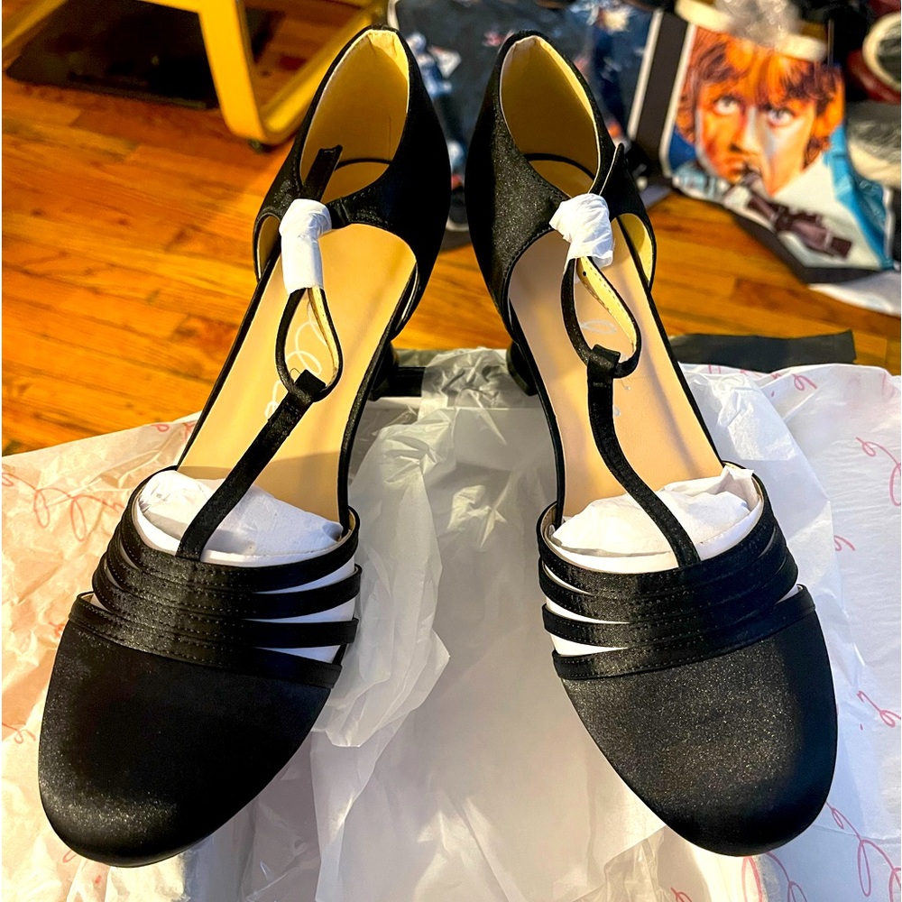 Ellie t-strap 2" heels